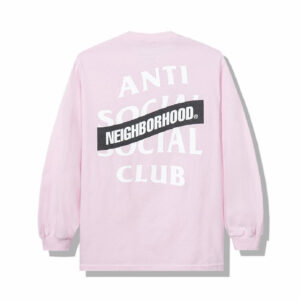Anti Social Social Club Long Sleeve Tee x Neighborhood – Pink