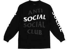 Anti Social Social Club Pablo Black Long Sleeve Tee – Black