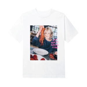 Anti Social Social Club Shirt x Martha Stewart Lobster Tee – White