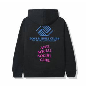Anti Social Social Club x BGCMLA Hoodie– Black