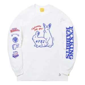 Anti Social Social Club x FR2 Fire Pattern LS Tee – White