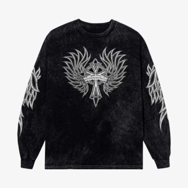 Anti Social Social Club x Hello Kitty Long Sleeve Tee (FW19) – Black