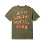 Anti Social Social Club x Undefeated Paranoid T- Olive